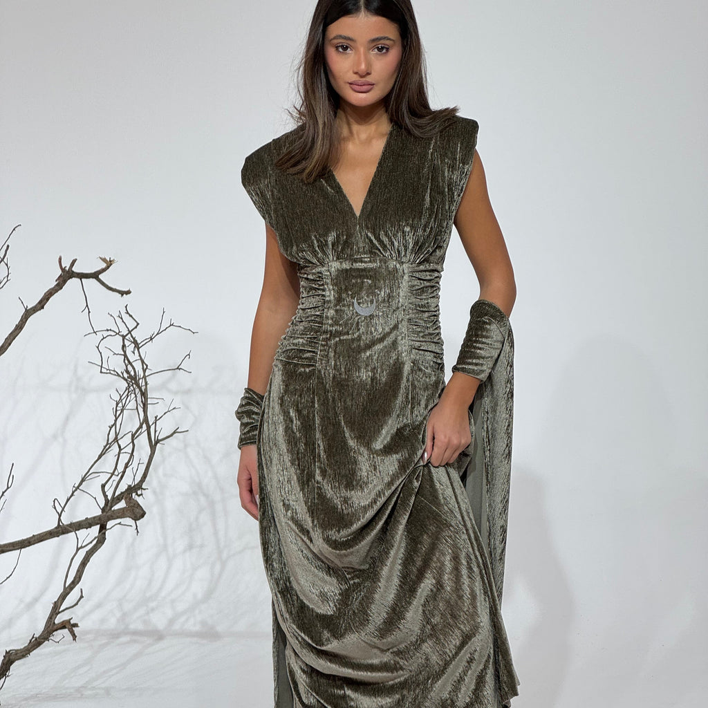 MOON STARS IN SAGE GREEN